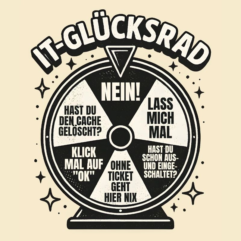 IT Support Glücksrad Service Desk IT Helpdesk