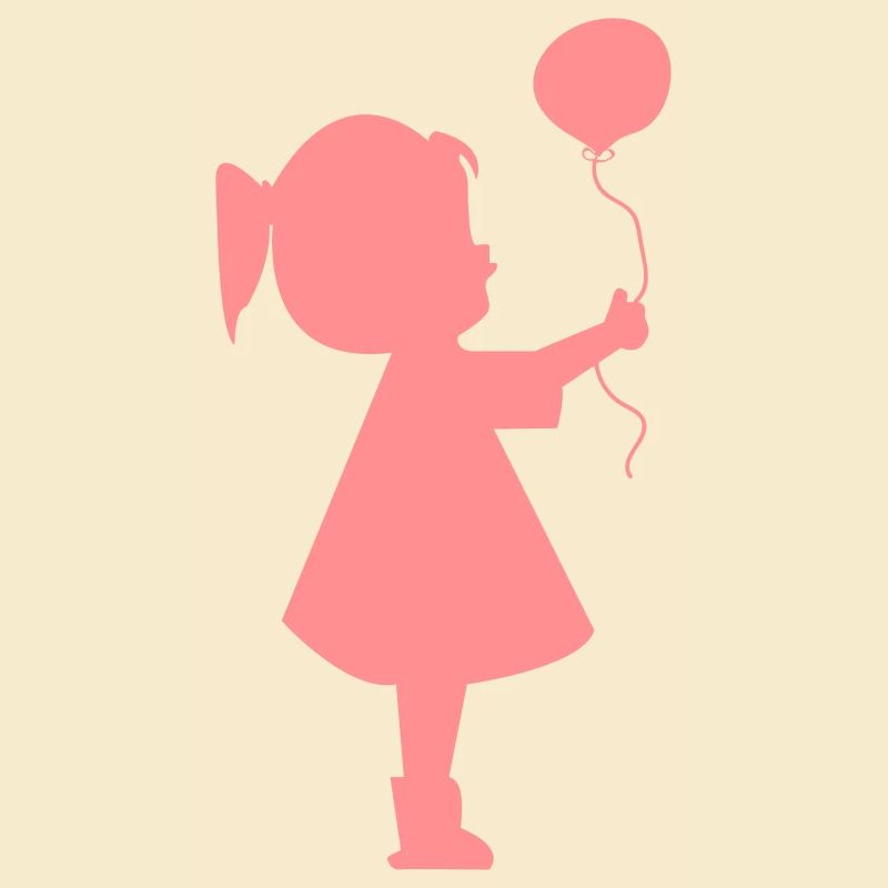 Mädchen mit Luftballon