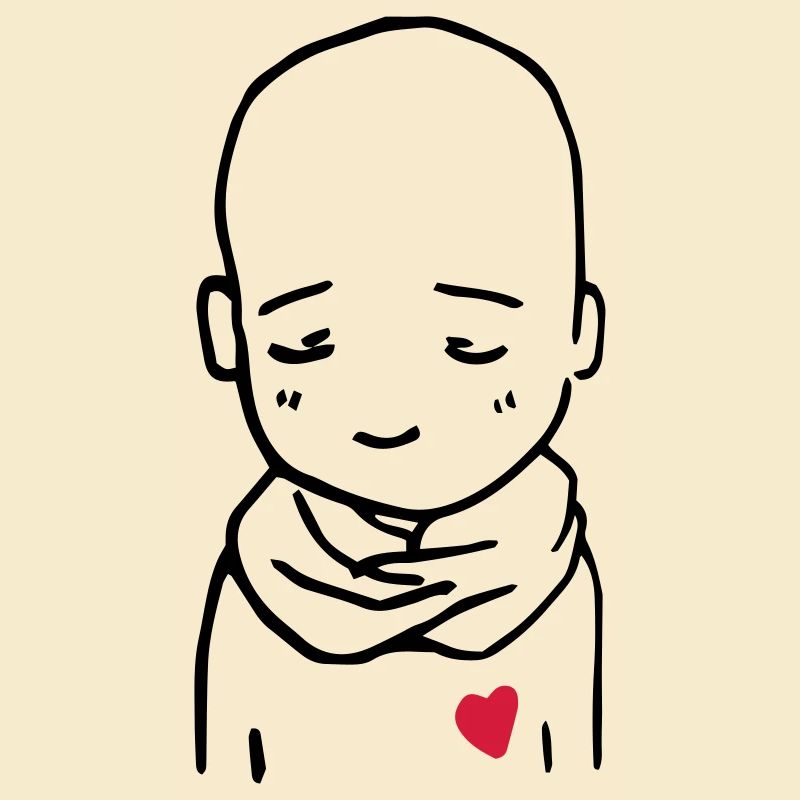 Shy boy