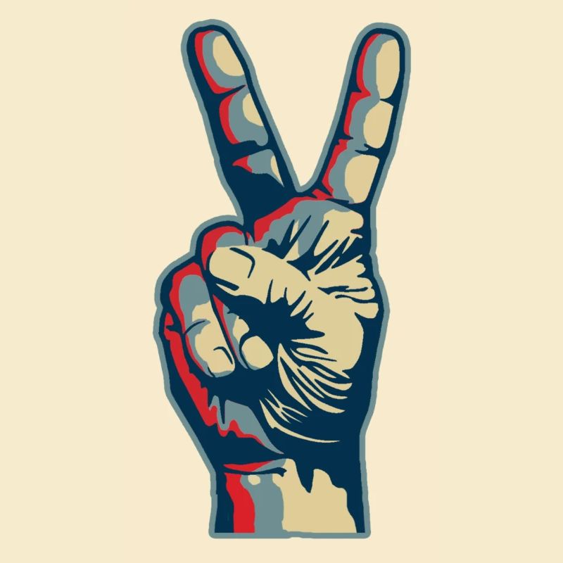 Peace hand