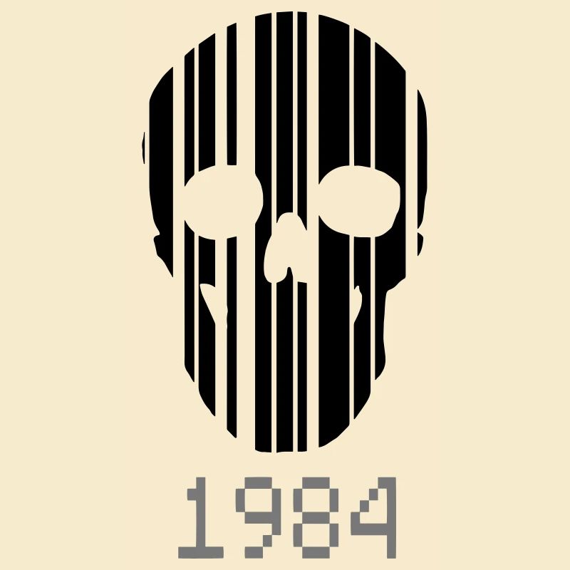 barcode Schädel 1984