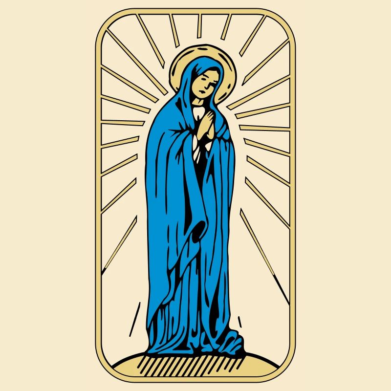 Sainte Marie sans arrière-plan