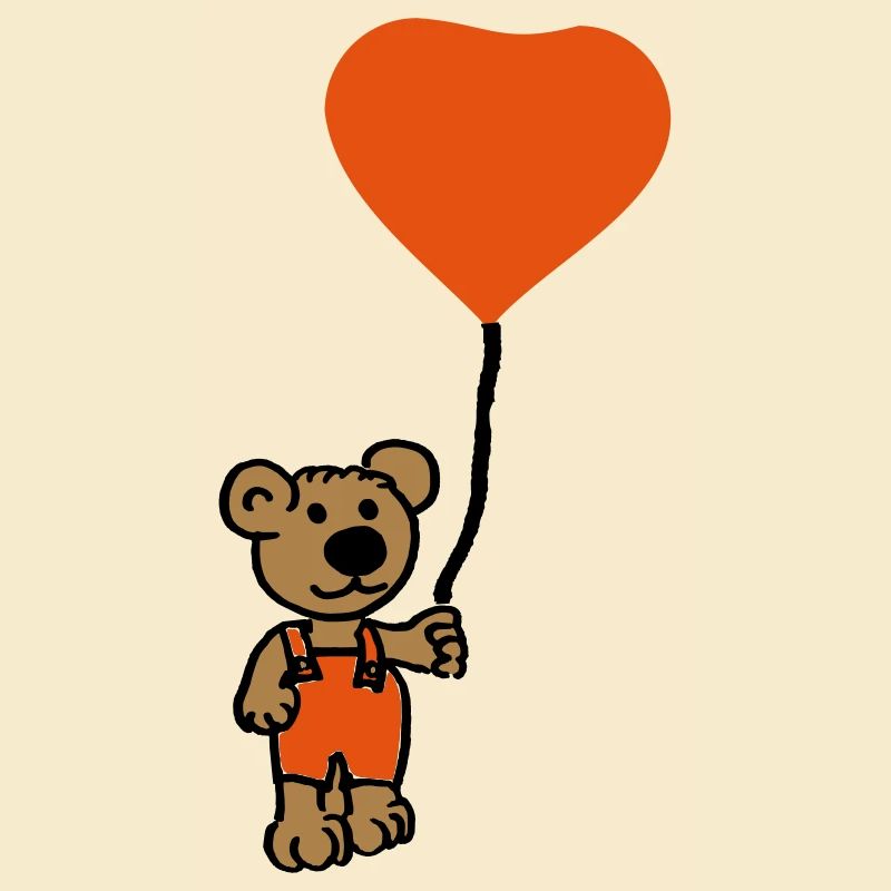 Bär mit Ballon
