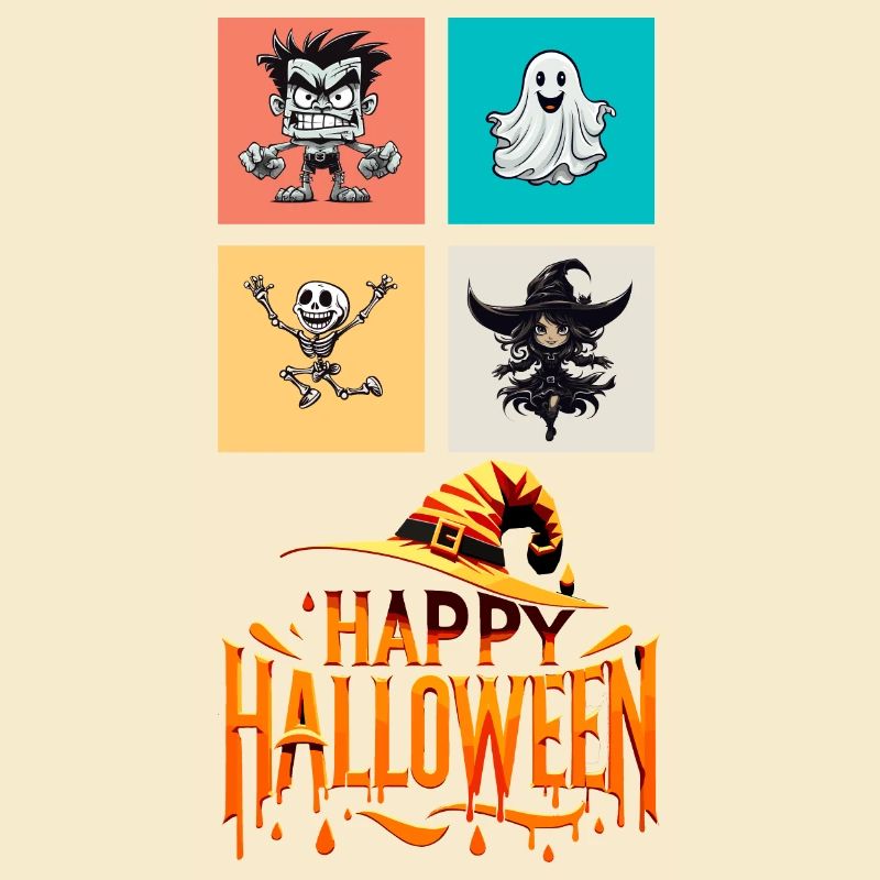 Danse d’halloween : un ensemble coloré
