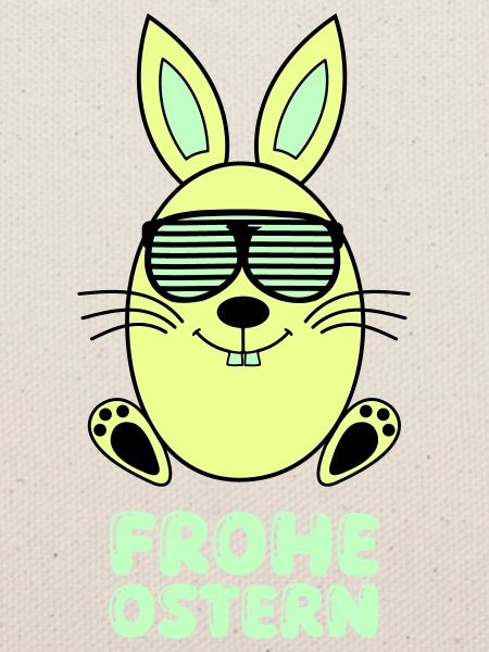 frohe ostern hase
