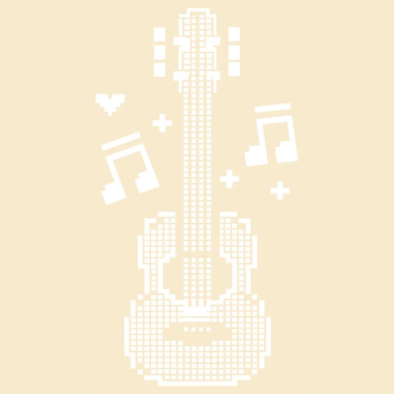 Ukulele Pixel Kunst
