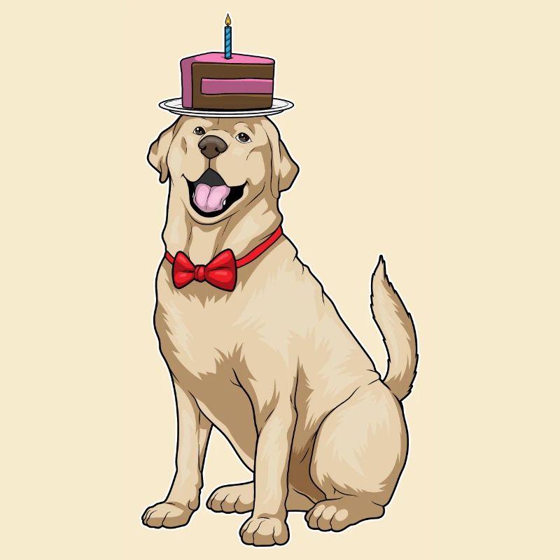 Labrador Birthday Cake