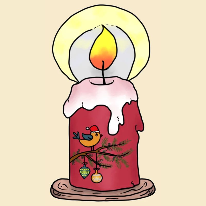 Weihnachtskerze