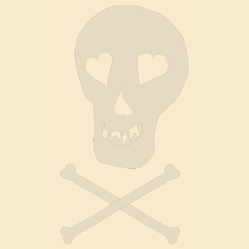 Skull mit Knochen