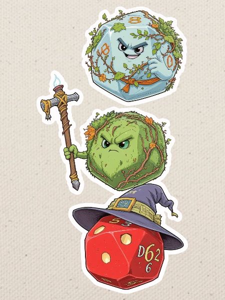 Würfel Magier, Zauberer & Druide – Fantasy Dice