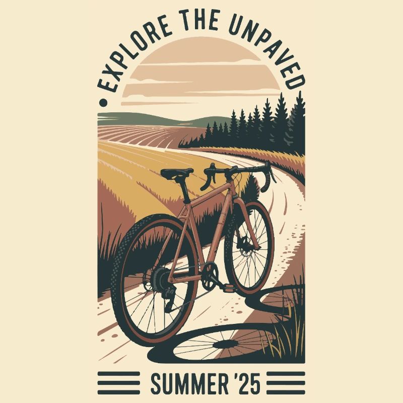 Cycling through the summer fields