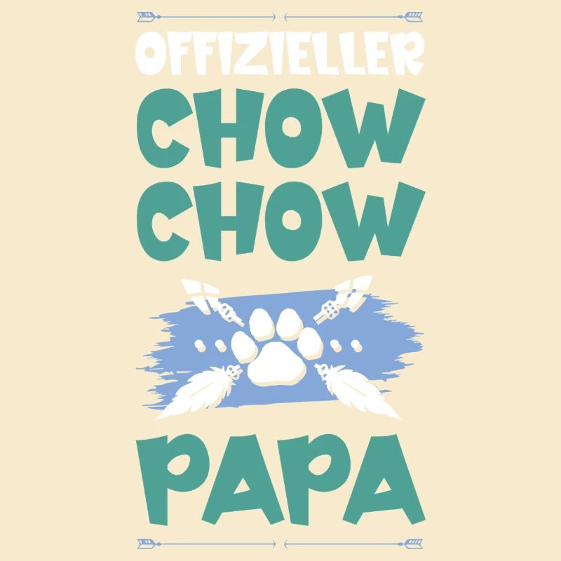 chow chow hunde papa