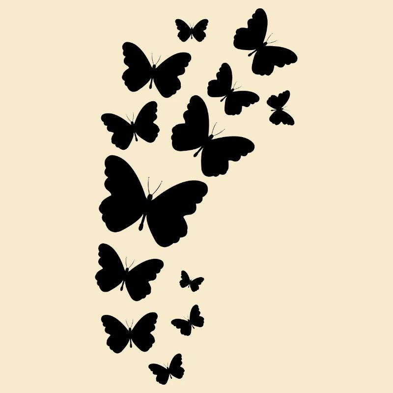 Papillons flottants