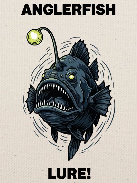 Abyssal-Seeteufel, Köder-Angler
