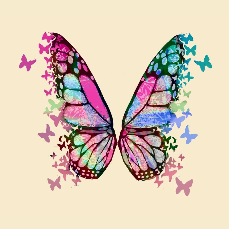 schmetterling ,bunt,graffiti,malerei