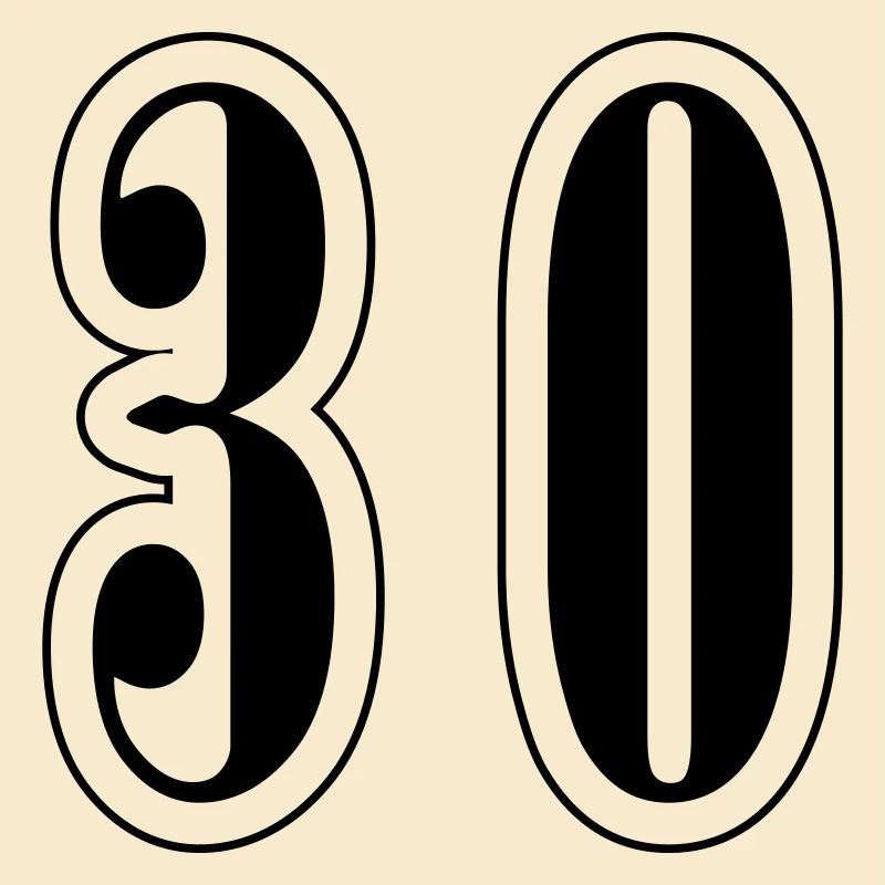 30 Symbole numérique