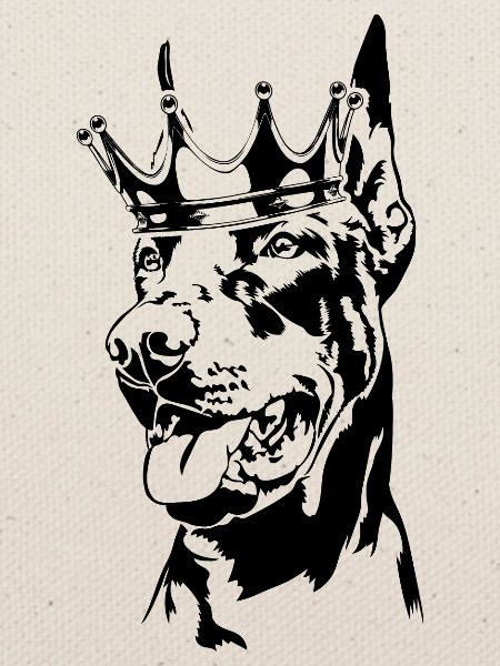 Dobermann Krone Hund Hunde Wilsigns