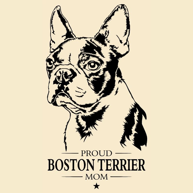 Boston Terrier Maman Chien Chien Wilsigns