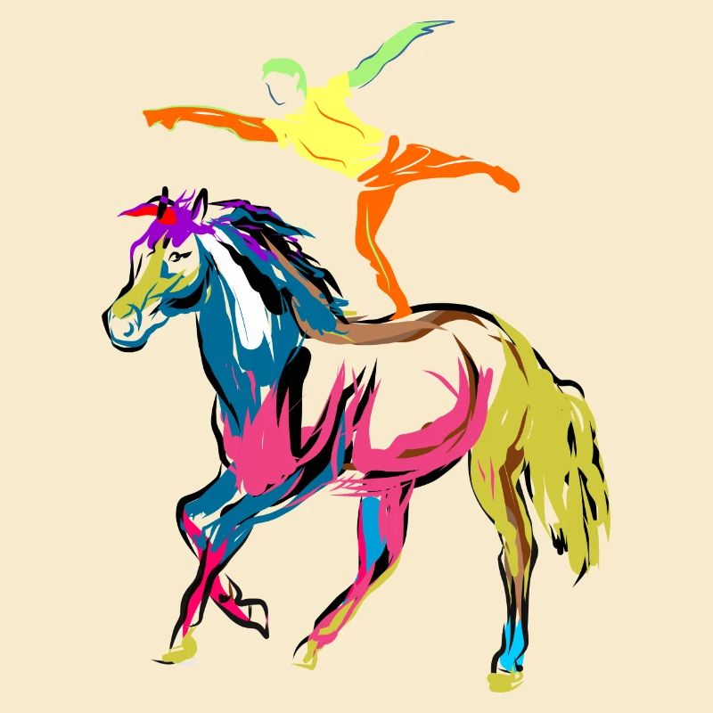 Voltigieren Pferd