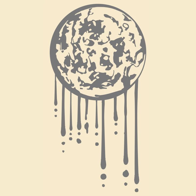graffiti drops moon planet dwarf planet  n