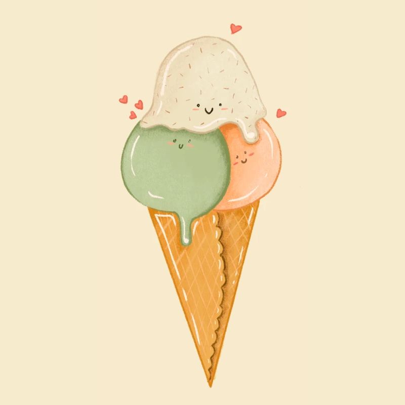Süßes Eis Summervibes