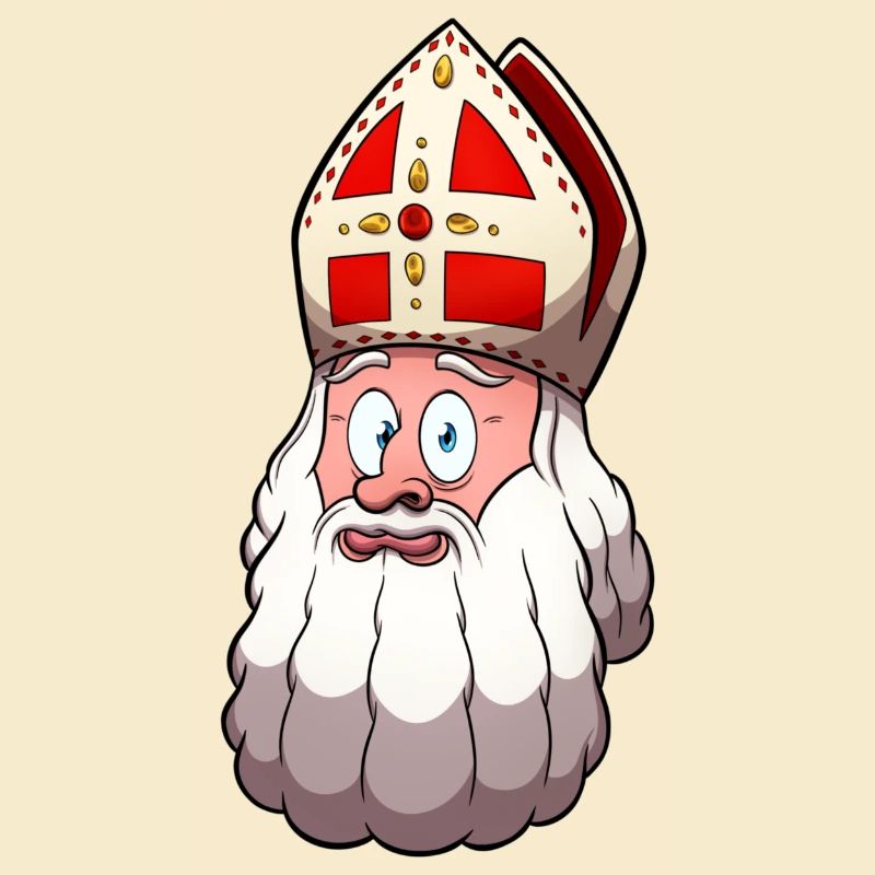 St. Nikolaus Gesicht