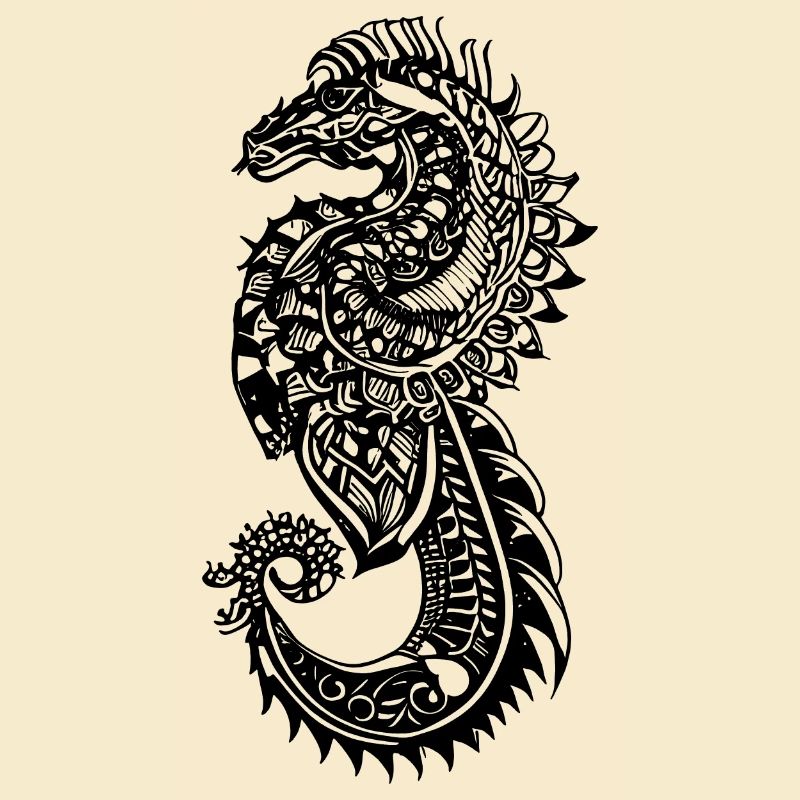 Seepferdchen Tattoo