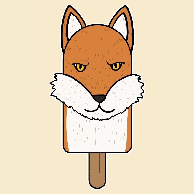 Fox Head Popsicle
