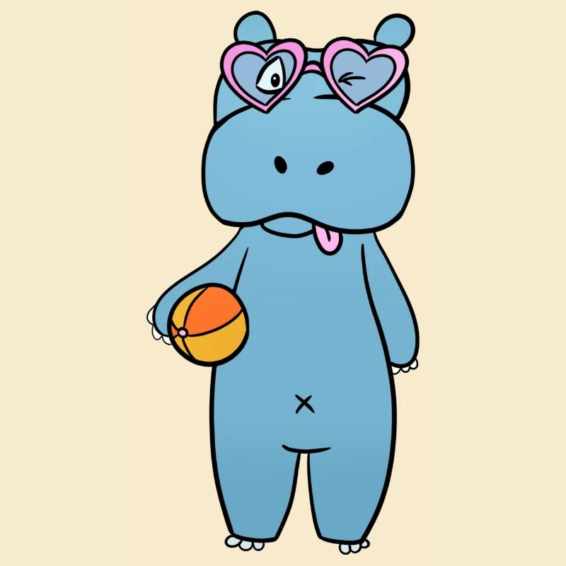 Nilpferd Sonnenbrille