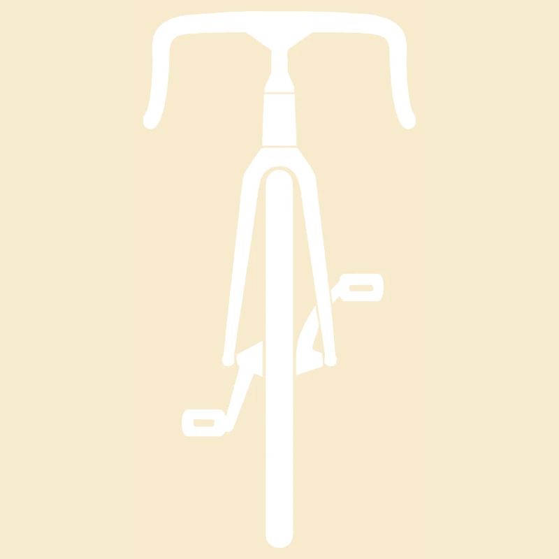 Rennrad Frontsilhouette