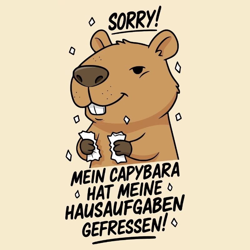 Pardon! Capybara a mangé mes devoirs