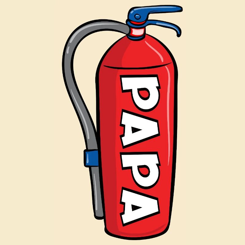 Annonceur du bébé - Papa pompier