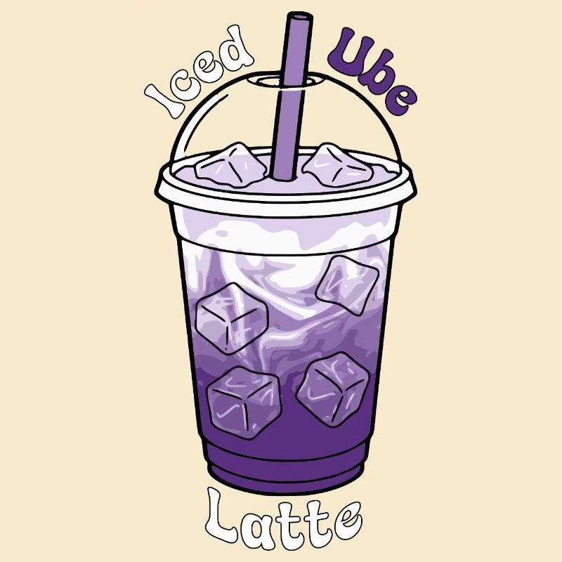 Iced Ube Latte 