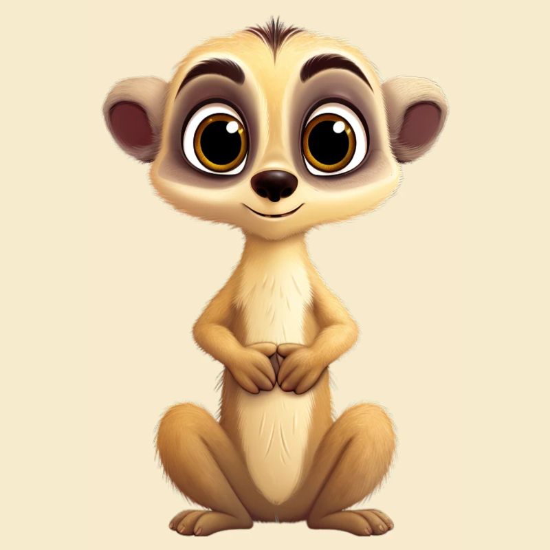 Niedliches Erdmännchen Kinder