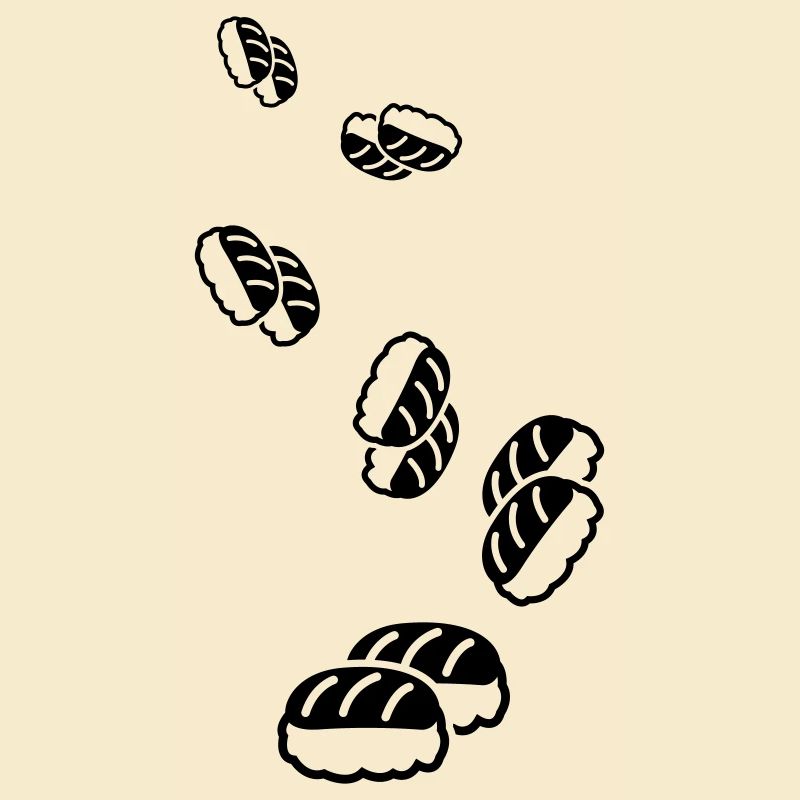 Sushi icon Silhouette