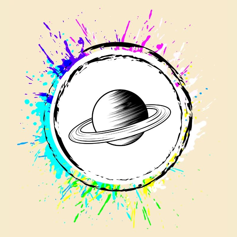 Symbole de l’icône Saturne