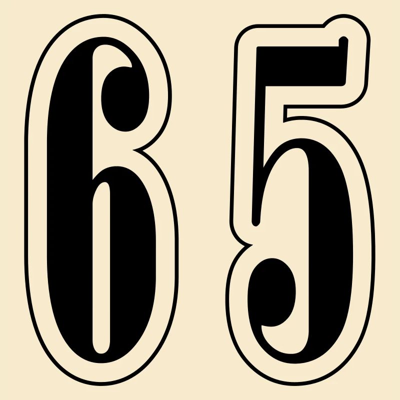 65 Symbole numérique