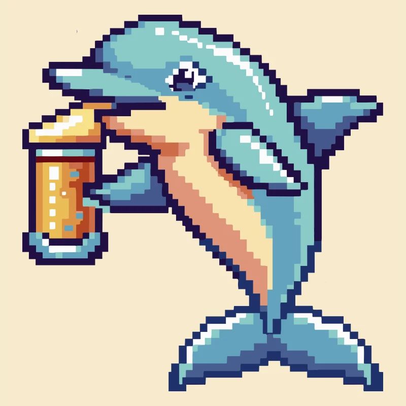 Delfin Beer Pixel