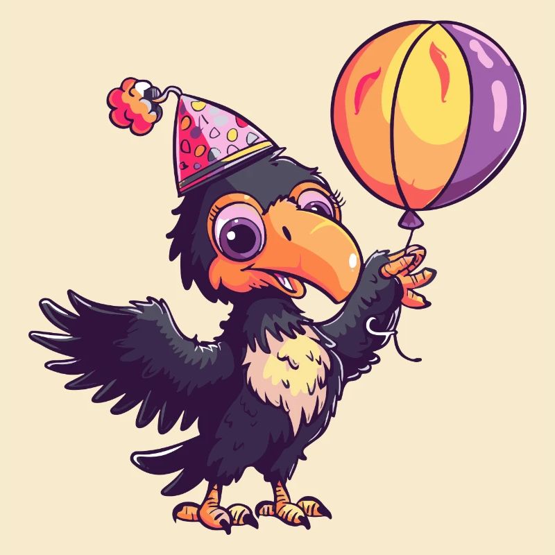 Harpy Bird Birthday Comic