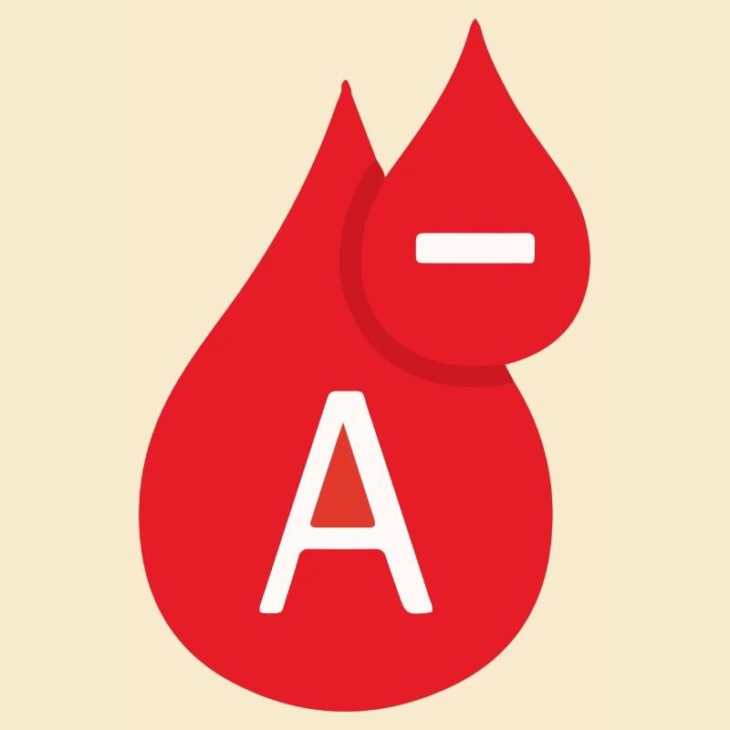 Blood type rhesus factor A negative gift idea