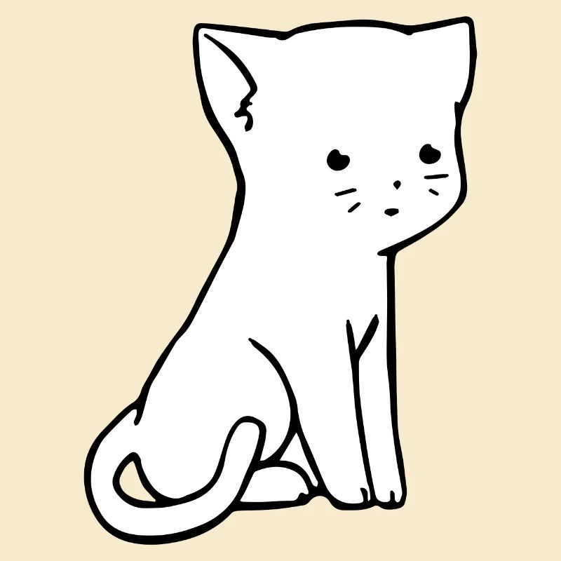 Süßes Katzen Design