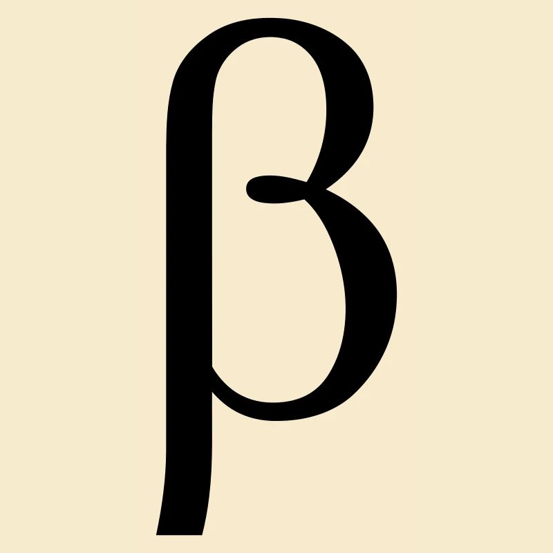 Beta griechischen Buchstaben