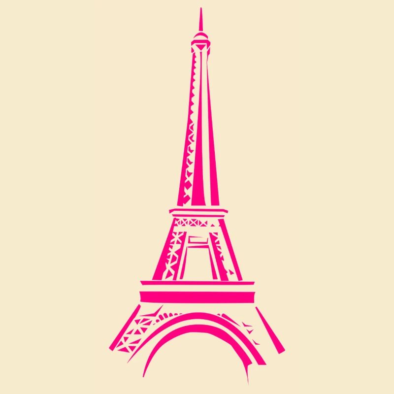 Pink Eiffel Tower