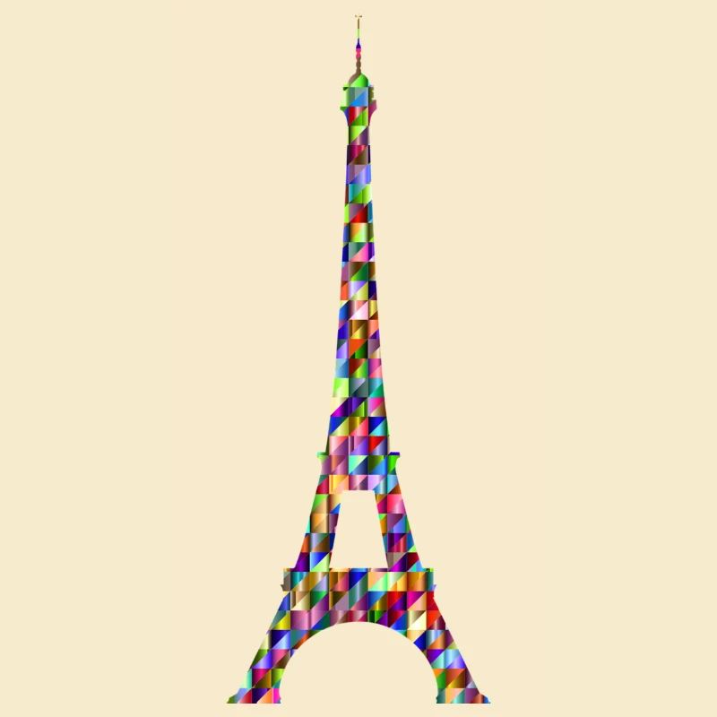 Eiffelturm Regenbogen