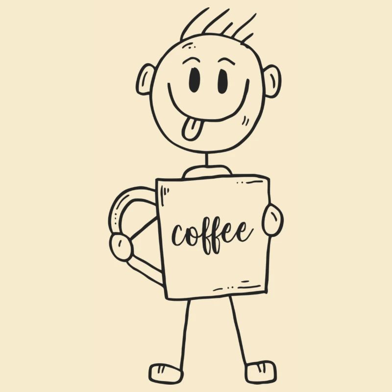 Kaffee Männchen Geschenk Geschenkidee