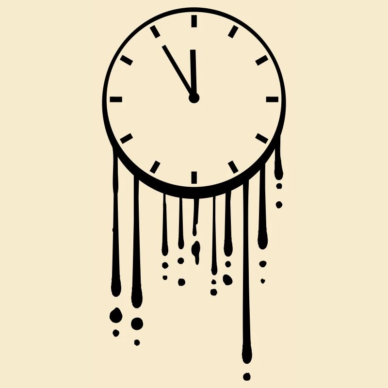 Melting Clock Drops