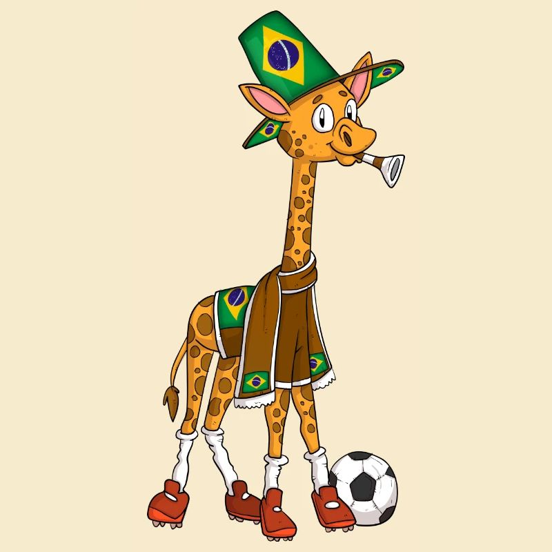 Giraffe Fan Brésil