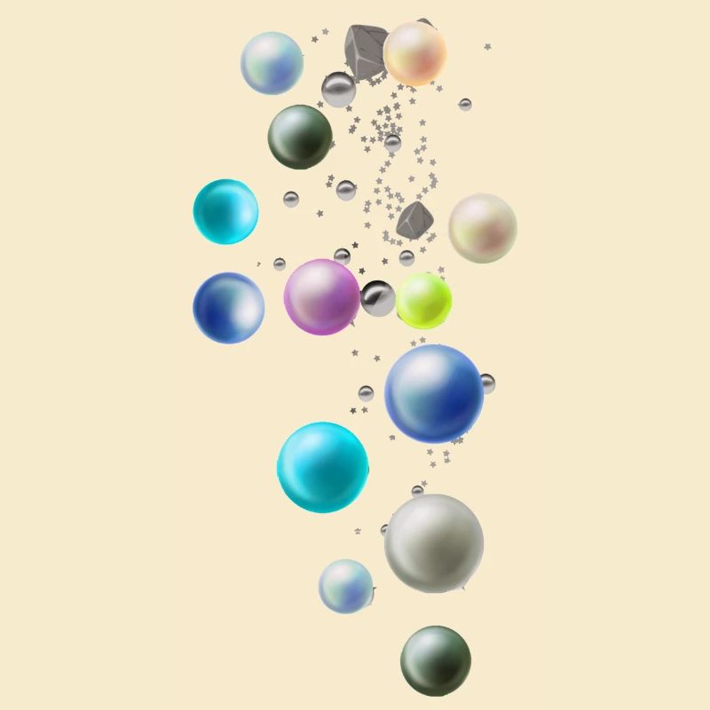 Bunte Perlen, Perlen,perle, Steine