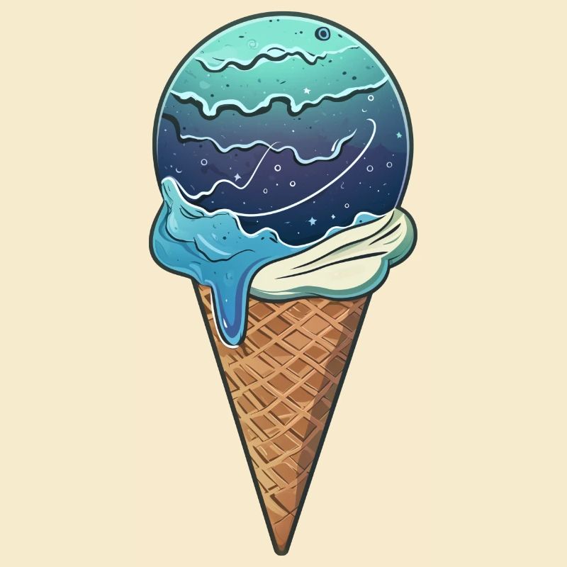 Eis-Planet Uranus