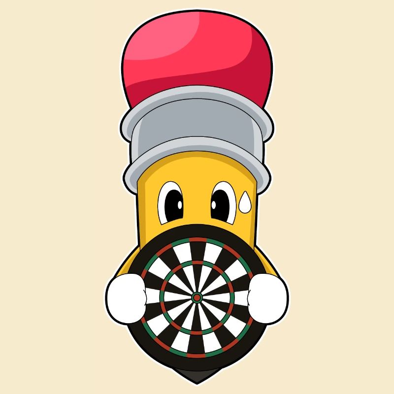 Bleistift Dart Dartscheibe